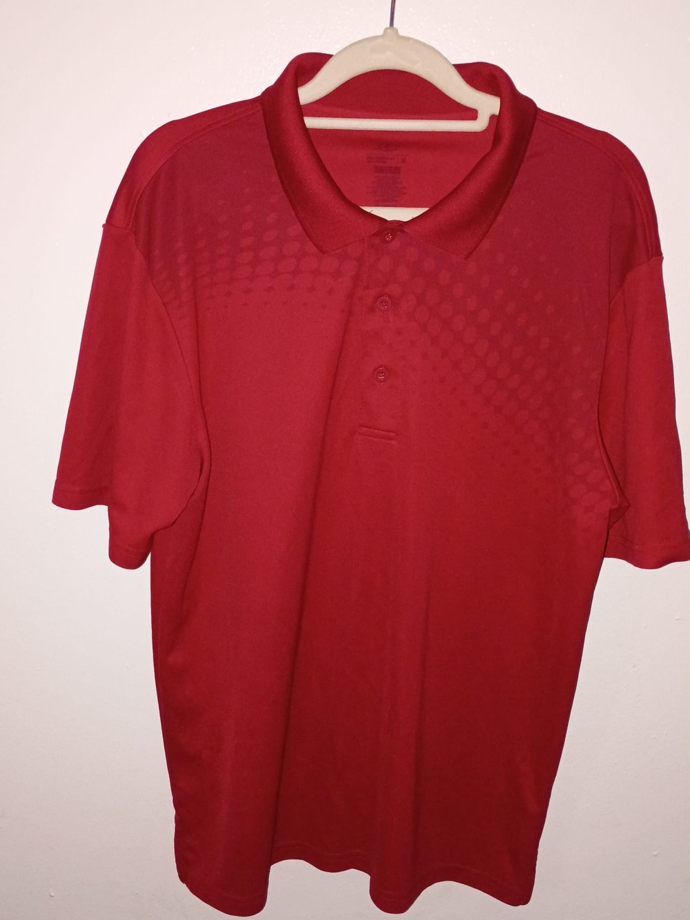 Men's Red Polo Shirt - Classic Short Sleeve